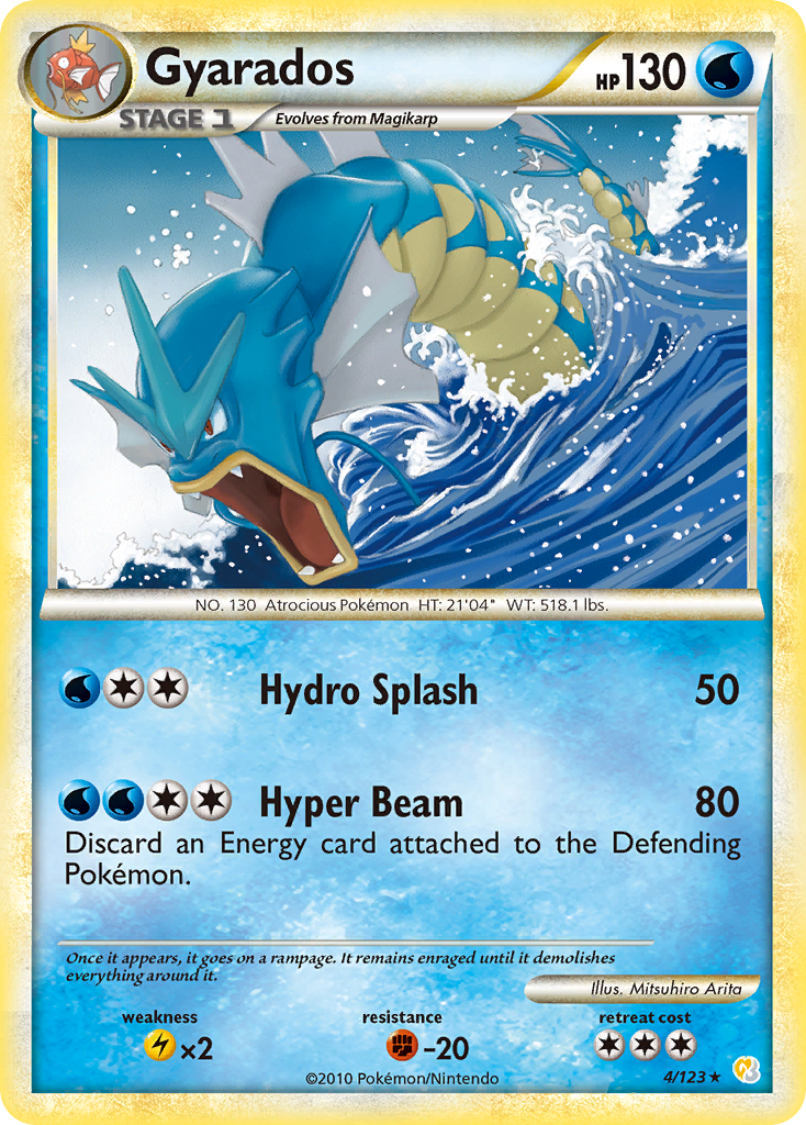 Gyarados (4/123) [HeartGold &amp; SoulSilver: Base Set] 