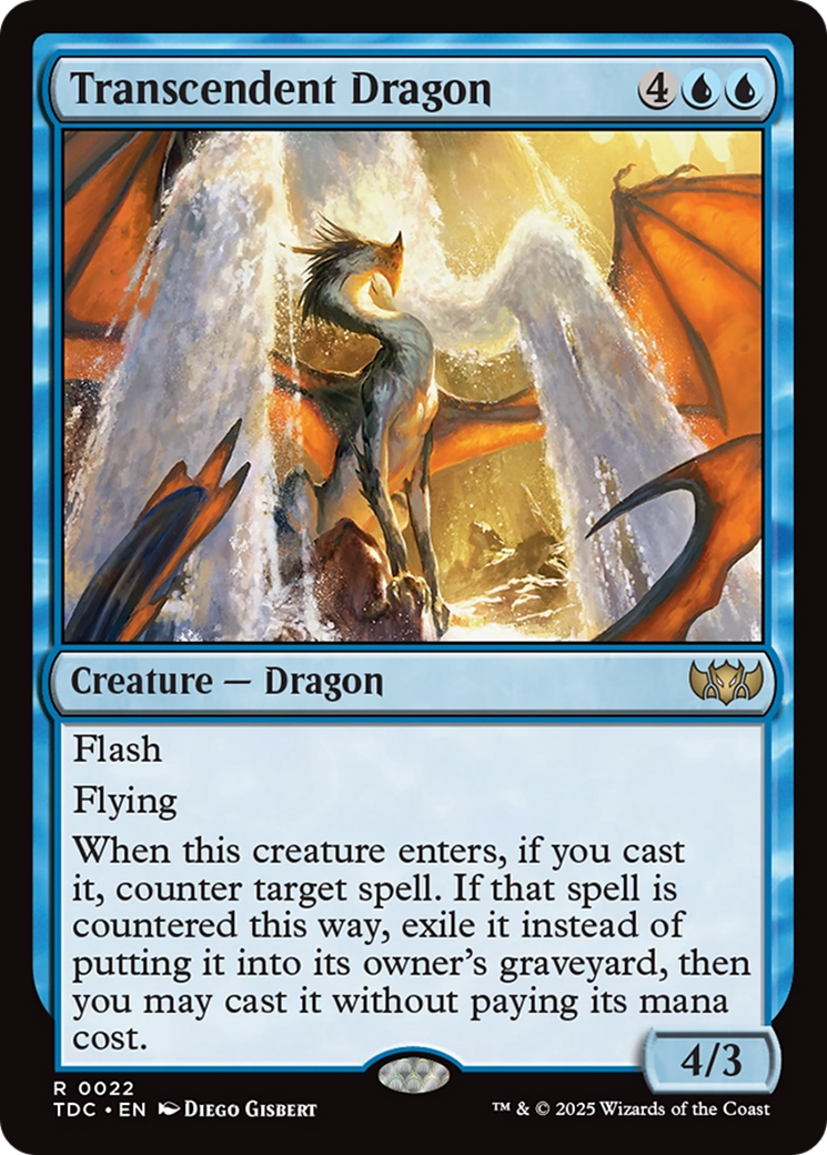 Transcendent Dragon [Tarkir: Dragonstorm Commander] 