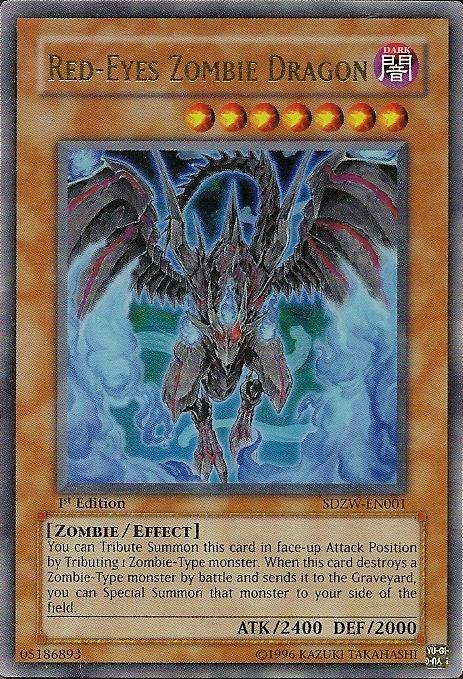 Red-Eyes Zombie Dragon [SDZW-EN001] Ultra Rare 