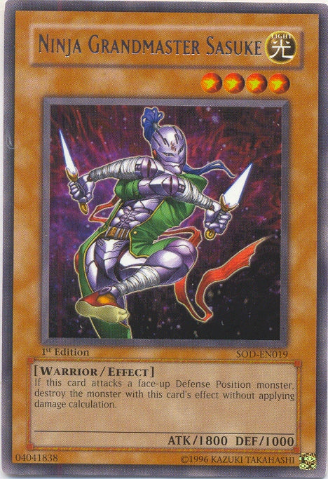 Ninja Grandmaster Sasuke [SOD-EN019] Rare 