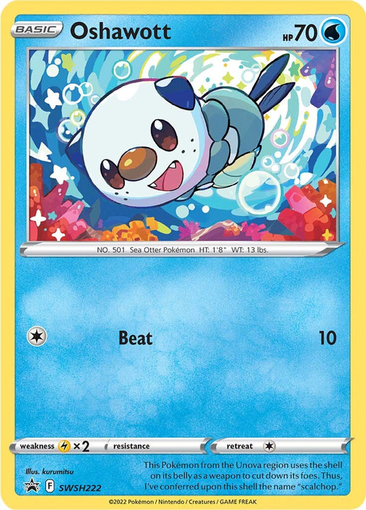 Oshawott (SWSH222) [Sword & Shield: Black Star Promos]