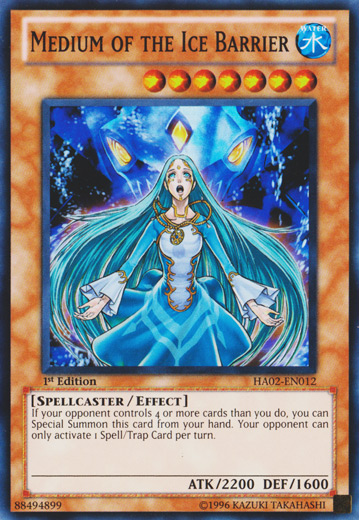 Medium of the Ice Barrier [HA02-EN012] Super Rare 