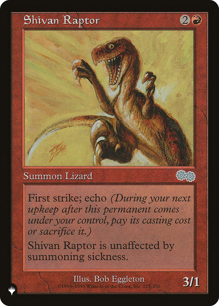 Shivan Raptor [The List Reprints] 