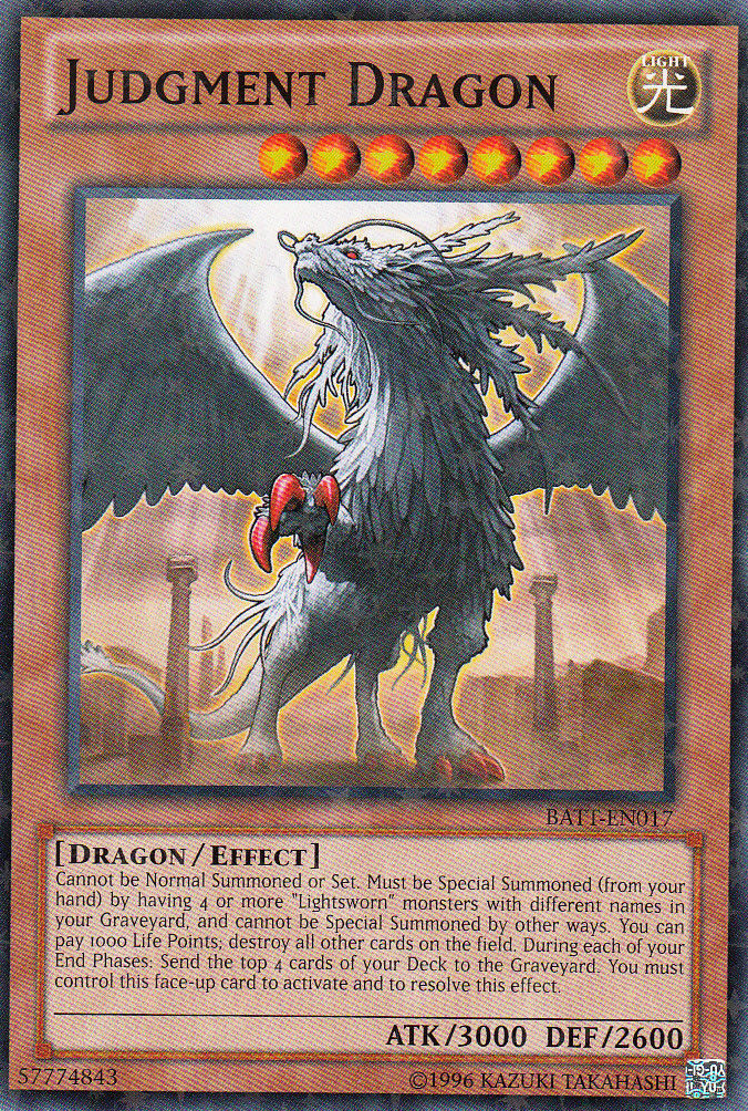 Judgment Dragon [BATT-EN017] Starfoil Rare 