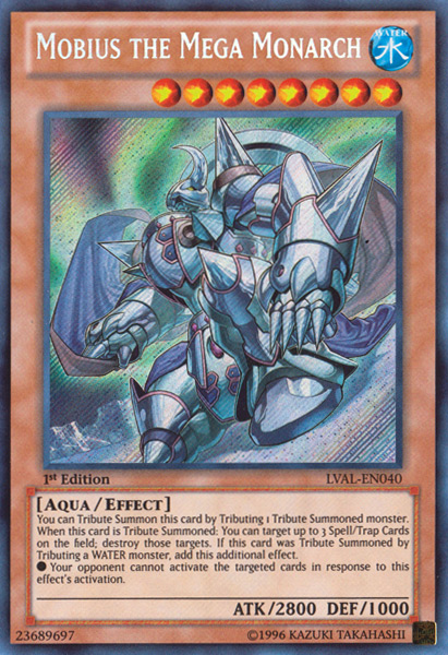Mobius the Mega Monarch [LVAL-EN040] Secret Rare 