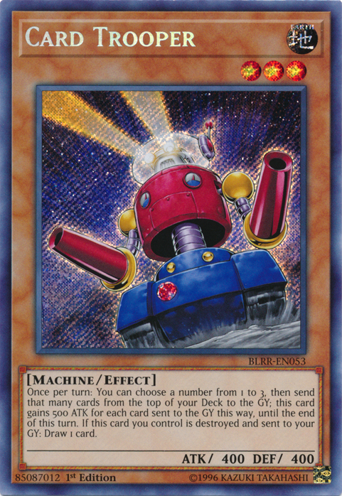 Card Trooper [BLRR-EN053] Secret Rare 