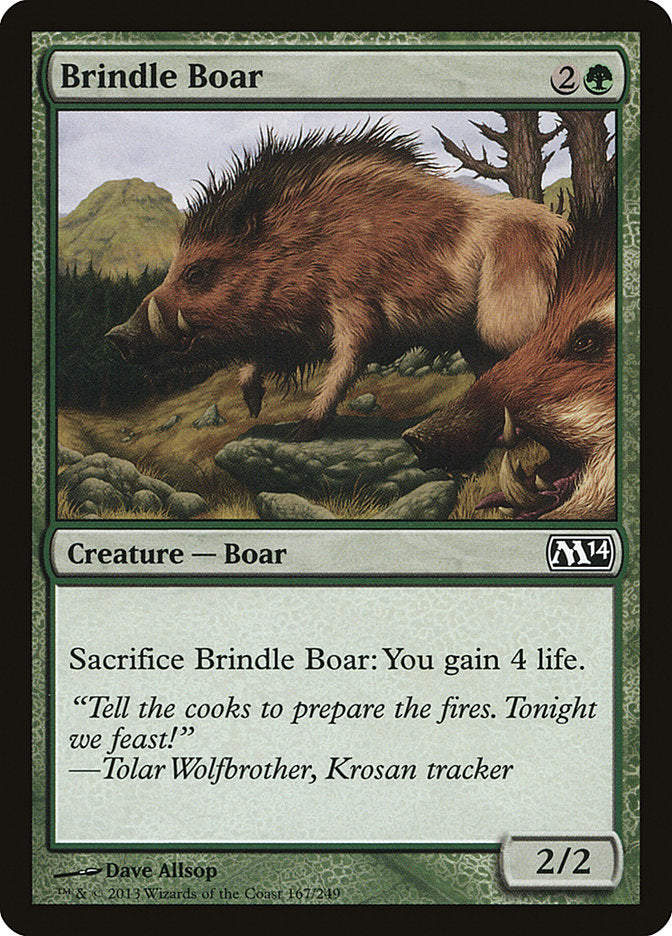 Brindle Boar [Magic 2014] 