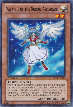 Valkyrie of the Nordic Ascendant [SP14-EN047] Starfoil Rare 