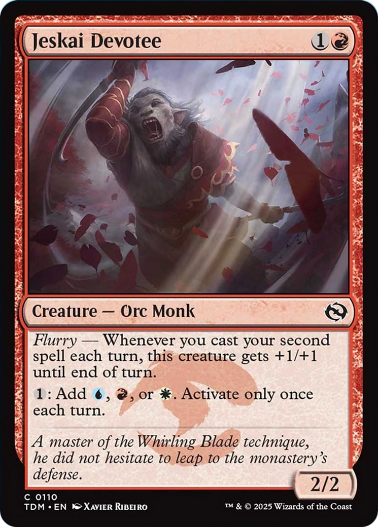 Jeskai Devotee [Tarkir: Dragonstorm] 