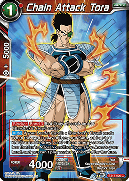Chain Attack Tora (Common) (BT13-006) [Supreme Rivalry] 