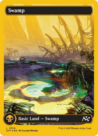 Swamp (0514) (First-Place Foil) [Aetherdrift] 