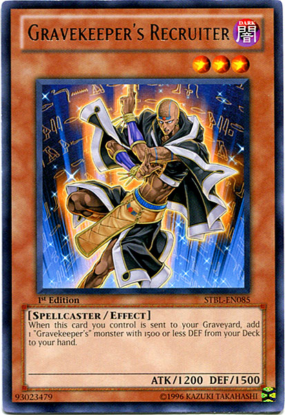 Gravekeeper's Recruiter [STBL-EN085] Rare 