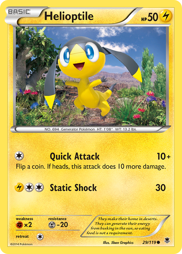 Helioptile (29/119) [XY: Phantom Forces] 