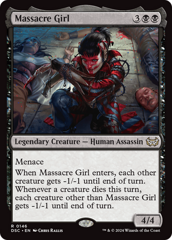 Massacre Girl [Duskmorn: House of Horror Commander] 