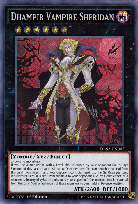 Dhampir Vampire Sheridan [DASA-EN007] Secret Rare 