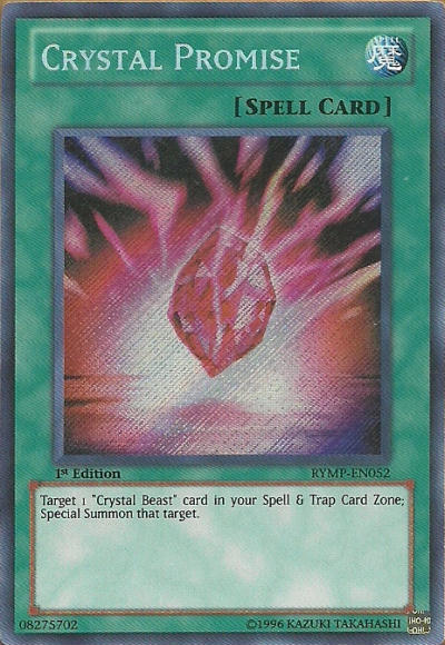 Crystal Promise [RYMP-EN052] Secret Rare 