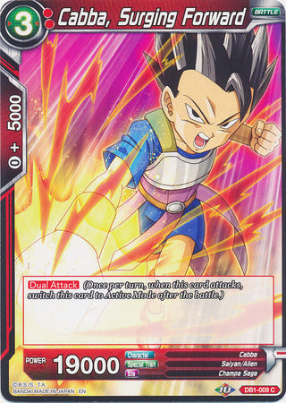 Cabba, Surging Forward (DB1-009) [Dragon Brawl] 
