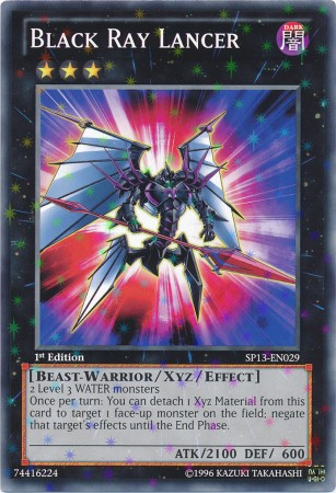 Black Ray Lancer [SP13-EN029] Starfoil Rare 