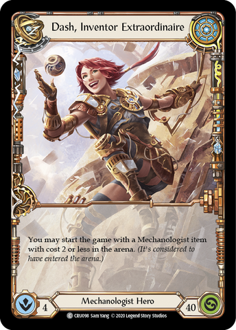 Dash, Inventor Extraordinaire [CRU098] (Crucible of War) 1st Edition Normal 