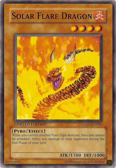Solar Flare Dragon [GLD1-EN019] Common 