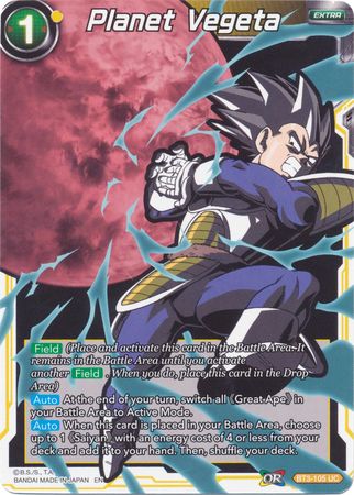 Planet Vegeta (Alternate Art) (BT3-105) [Special Anniversary Set 2020] 