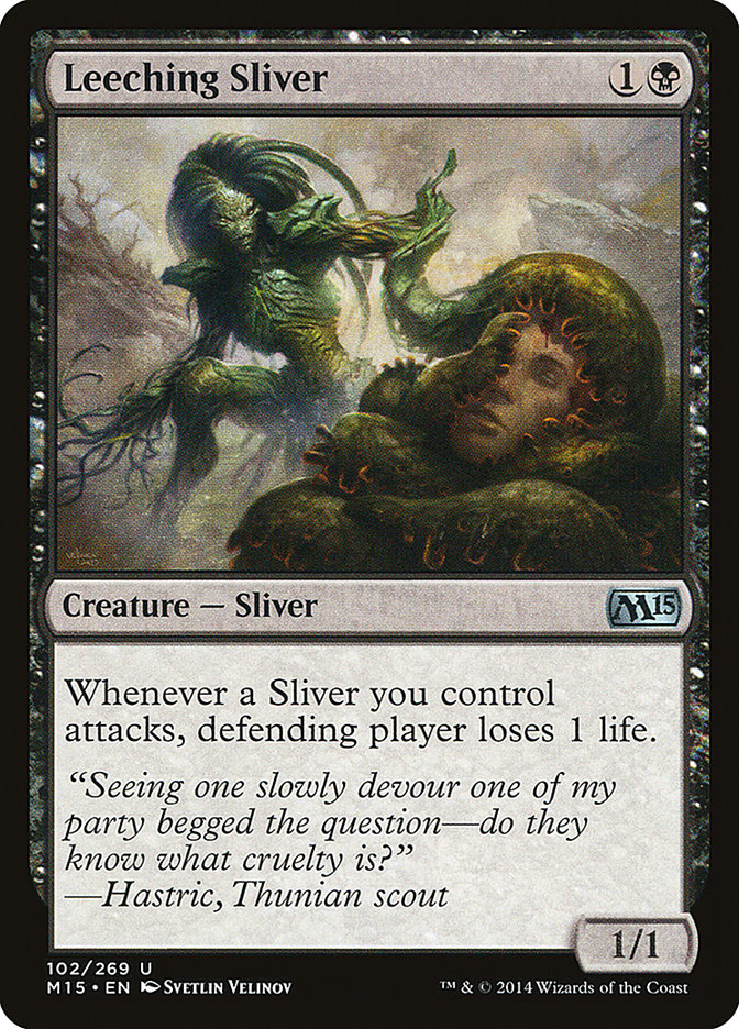 Leeching Sliver [Magic 2015] 