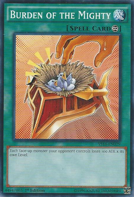Burden of the Mighty [YS16-EN029] Common 
