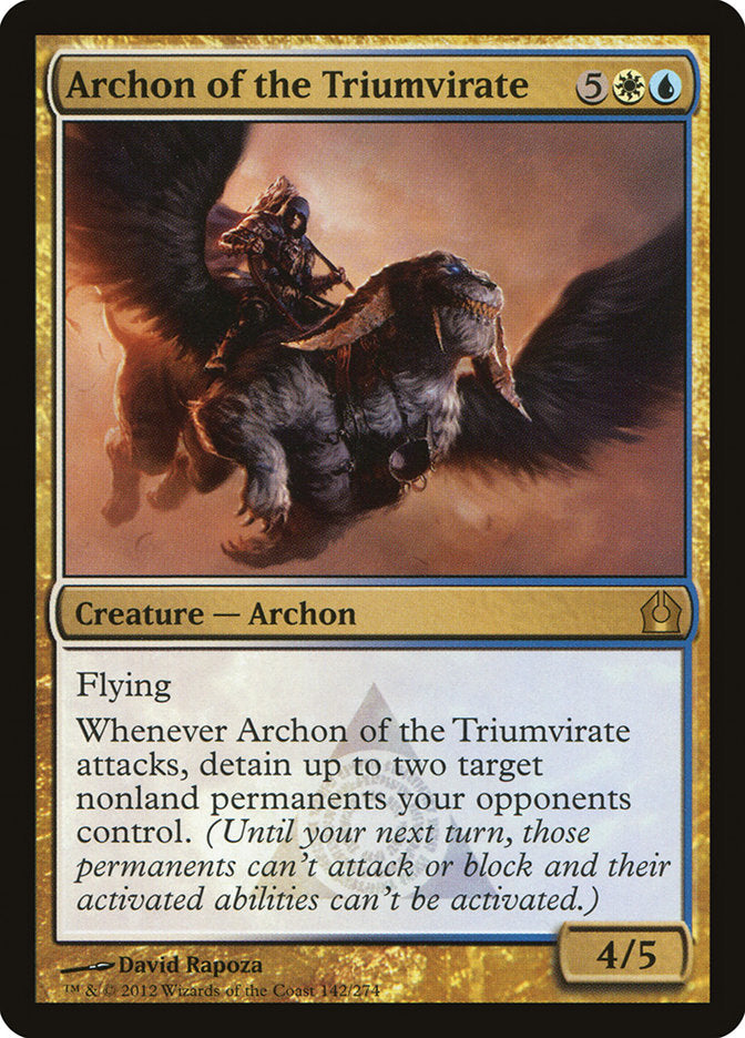 Archon of the Triumvirate [Return to Ravnica] 