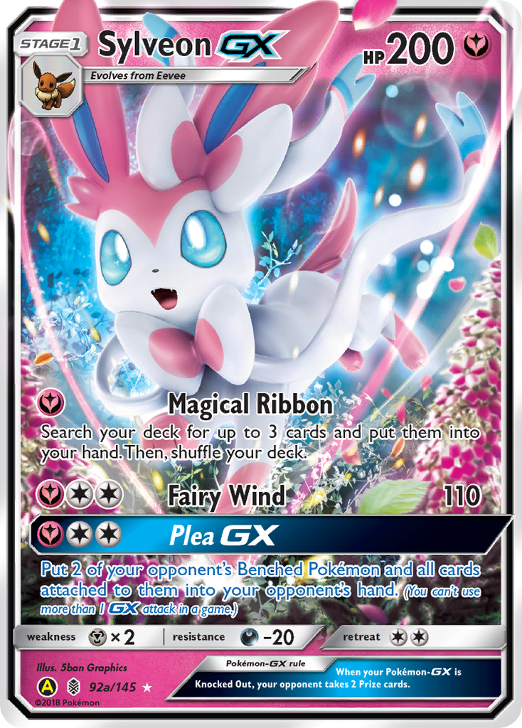 Sylveon GX (92a/145) [Alternate Art Promos] 