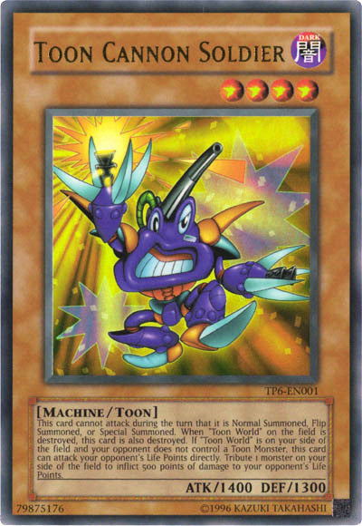 Toon Cannon Soldier [TP6-EN001] Ultra Rare 