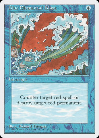 Blue Elemental Blast [Fourth Edition] 