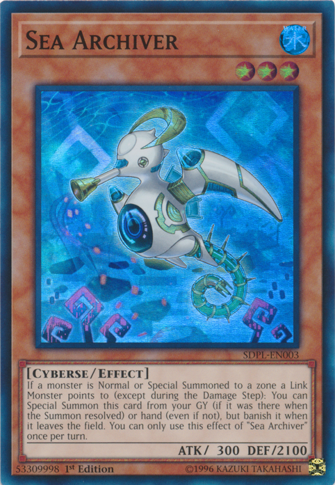 Sea Archiver [SDPL-EN003] Super Rare 