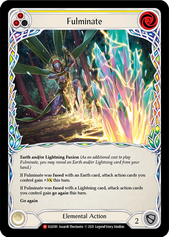 Fulminate [ELE091] (Tales of Aria) 1st Edition Rainbow Foil 