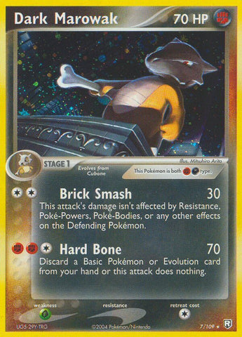Dark Marowak (7/109) (Theme Deck Exclusive) [EX: Team Rocket Returns] 