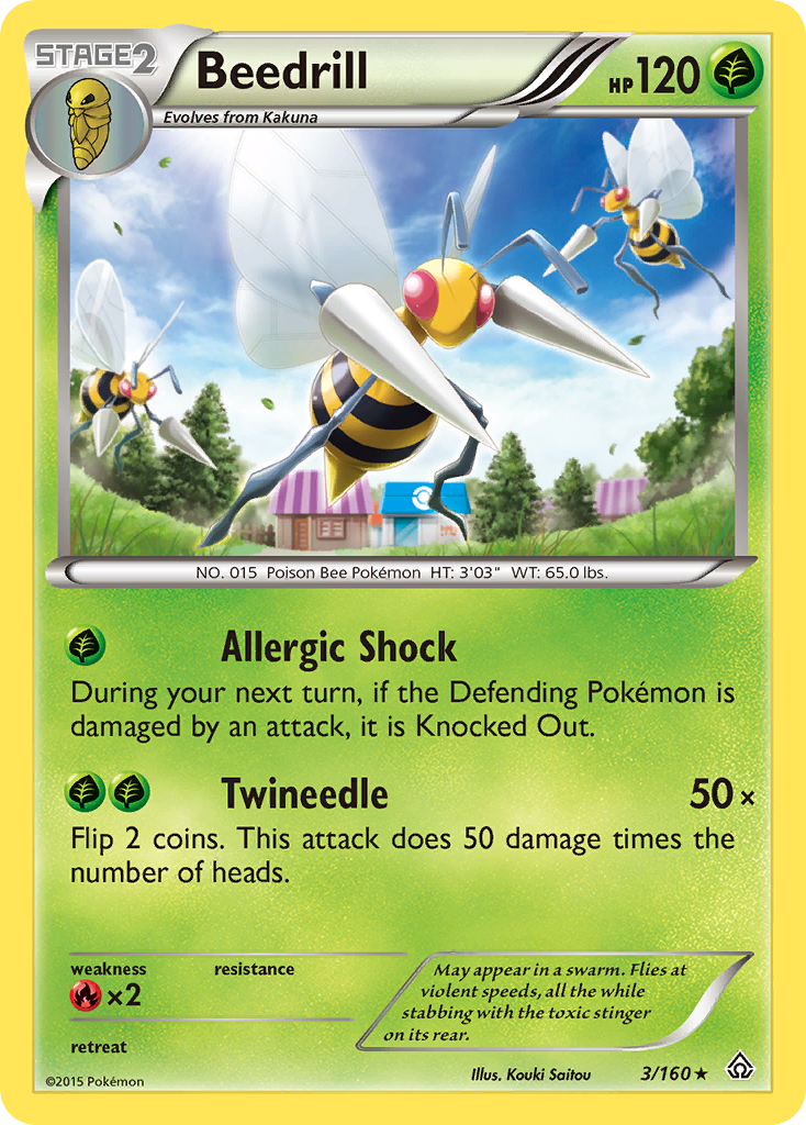 Beedrill (3/160) [XY: Primal Clash] 