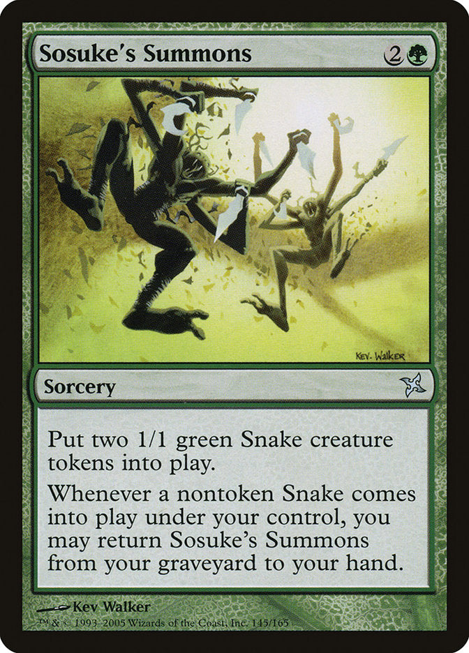 Sousuke's Summons [Betrayers of Kamigawa] 
