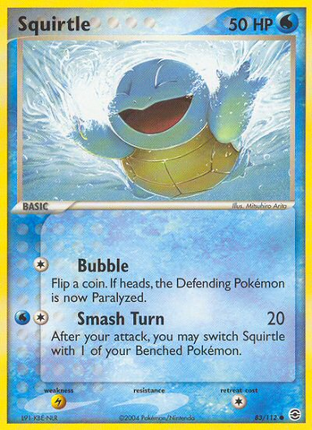 Squirtle (83/112) [EX: FireRed &amp; LeafGreen] 