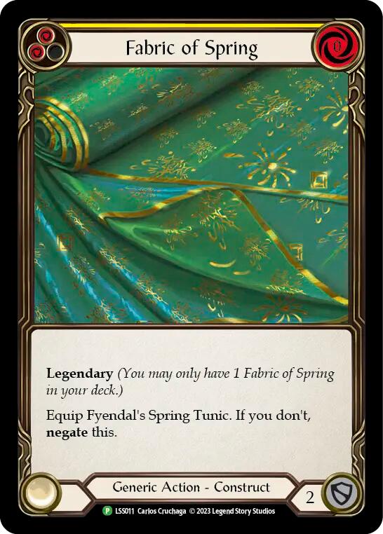 Fabric of Spring // Fyendal's Spring Tunic [LSS011] (Promo) Cold Foil 