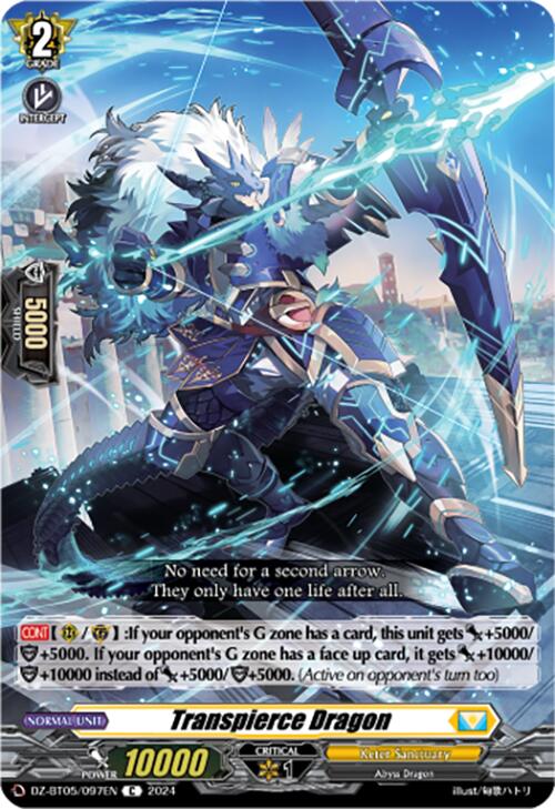 Transpierce Dragon (DZ-BT05/097EN) [DZ-BT05: Omniscient Awakening]