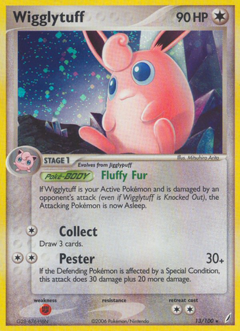 Wigglytuff (13/100) [EX: Crystal Guardians] 