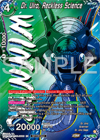 Dr. Uiro, Reckless Science (Winner) (P-655) [Tournament Promotion Cards] 