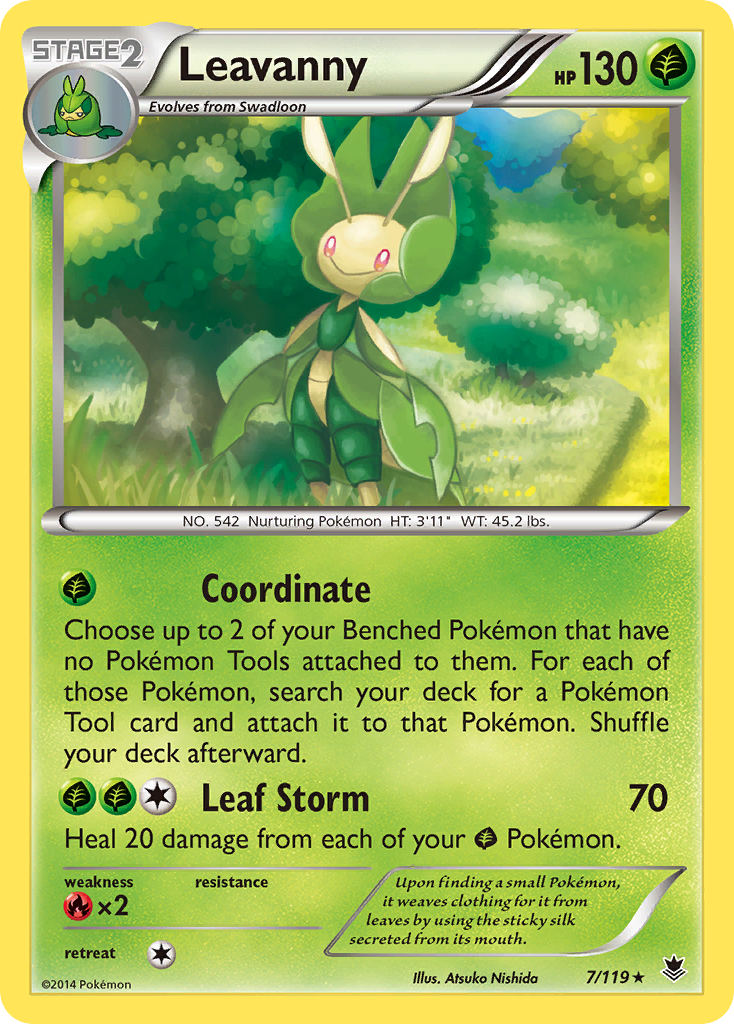 Leavanny (7/119) [XY: Phantom Forces] 