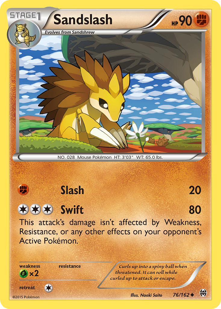 Sandslash (76/162) [XY: BREAKthrough] 