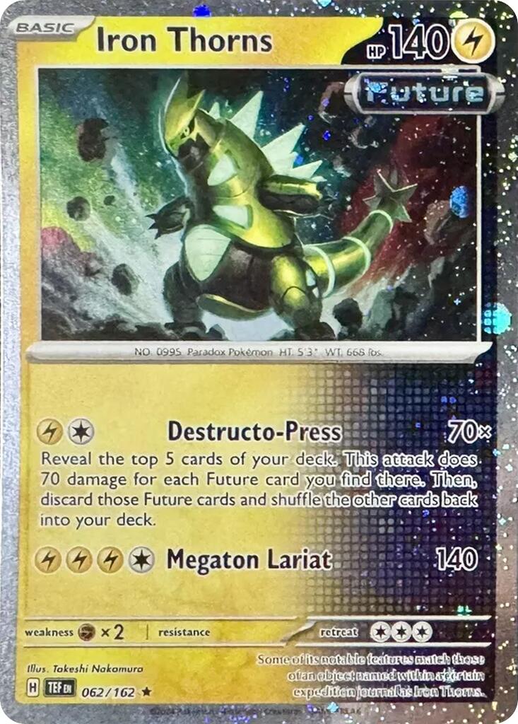 Iron Thorns (062/162) (Cosmos Holo) [Miscellaneous Cards] 
