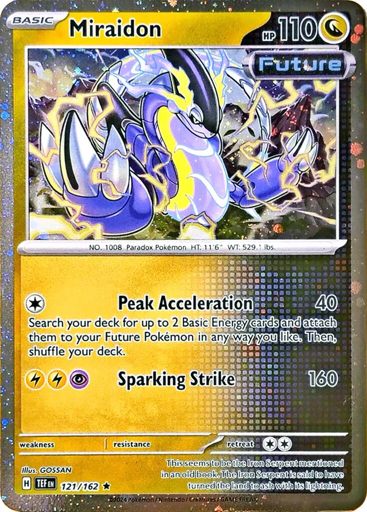 Miraidon (121/162) (Cosmos Holo) [Miscellaneous Cards] 