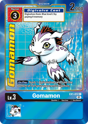 Gomamon [EX1-012] (Alternate Art) [Classic Collection] 