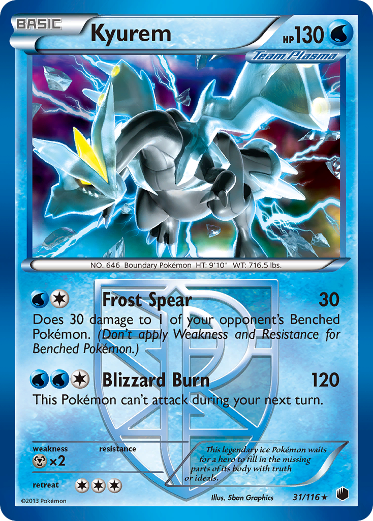 Kyurem (31/116) [Black &amp; White: Plasma Freeze] 
