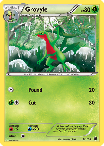 Grovyle (7/116) [Black &amp; White: Plasma Freeze] 