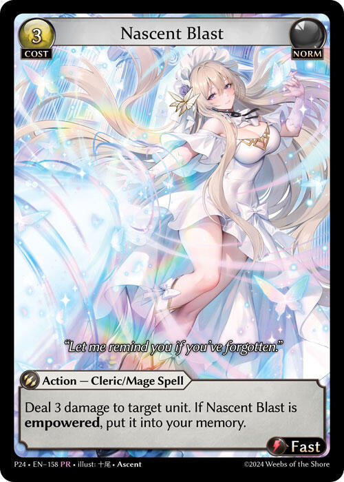 Nascent Blast (158) [Promotional Cards] 