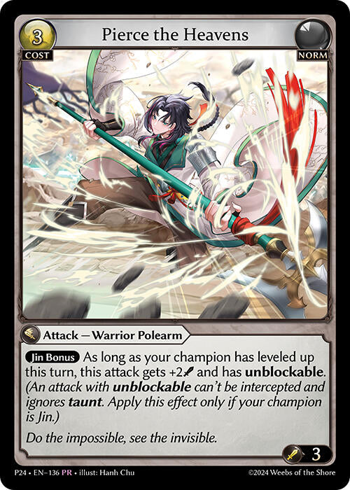 Pierce the Heavens (136) [Promotional Cards] 